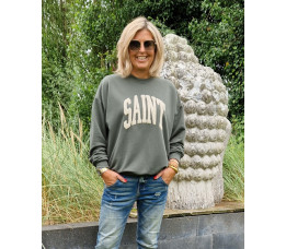 SWEATER SAINT groen