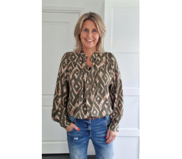 BLOUSE AMBER groen