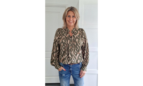 BLOUSE AMBER groen