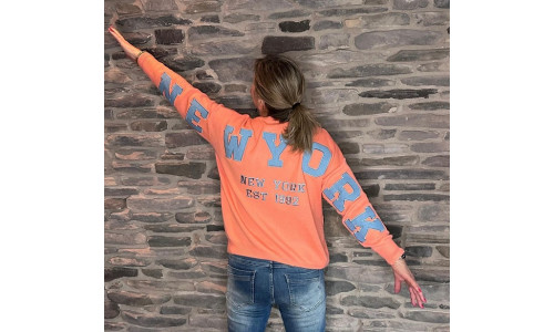 NEW YORK oranje /blauw